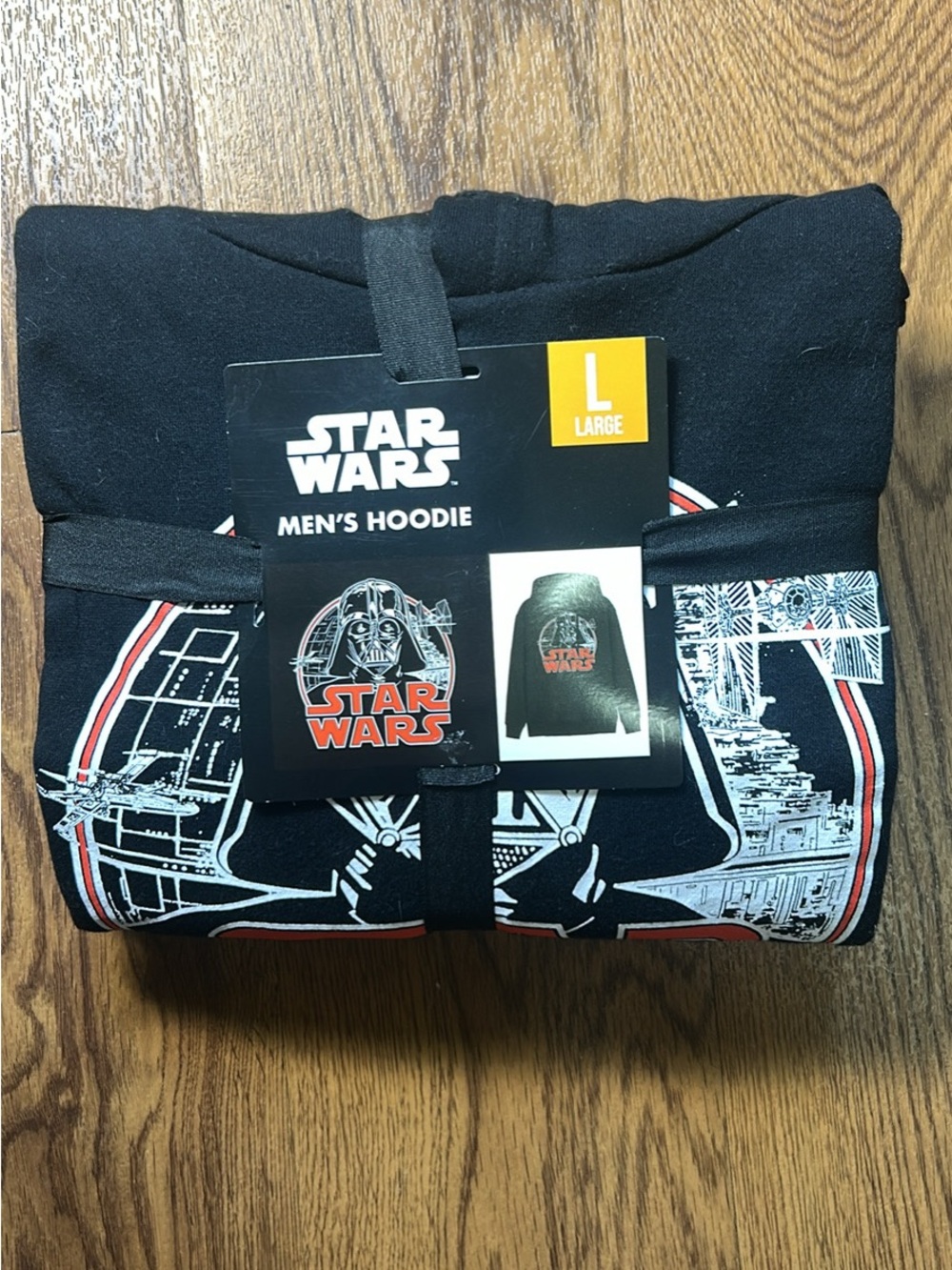 Star Wars Men's Black Graphic Hoodie - Large